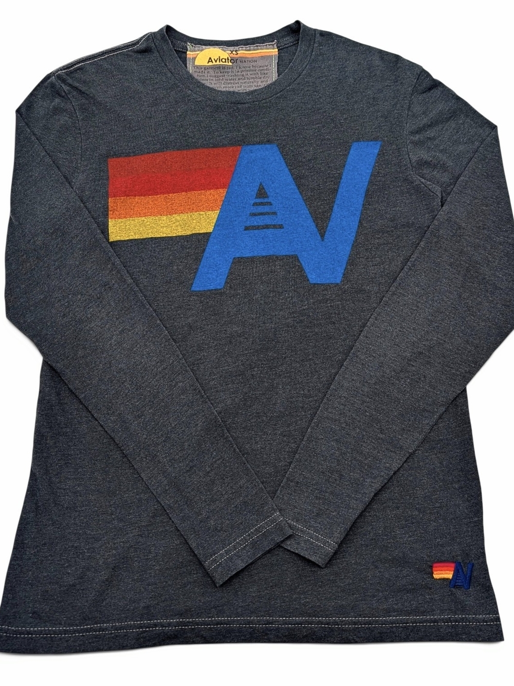 Aviator Nation Logo Long sleeve T-shirt XS
